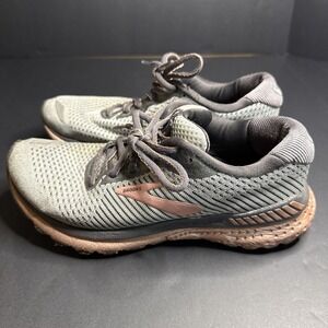 Size 7.5 - Brooks Adrenaline GTS 20 Metallic Collection - Grey Rose Gold W
